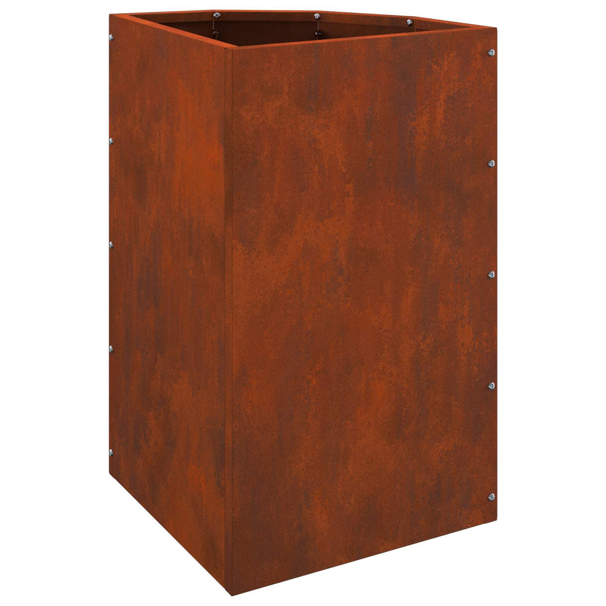 Corner Planter Rusty 30 x 30 x 50 cm Weathering steel
