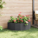 Planter Black 120 x 60 x 35 cm Steel