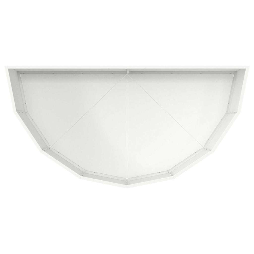 Planter White 120 x 60 x 35 cm Steel