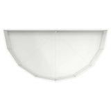 Planter White 120 x 60 x 35 cm Steel