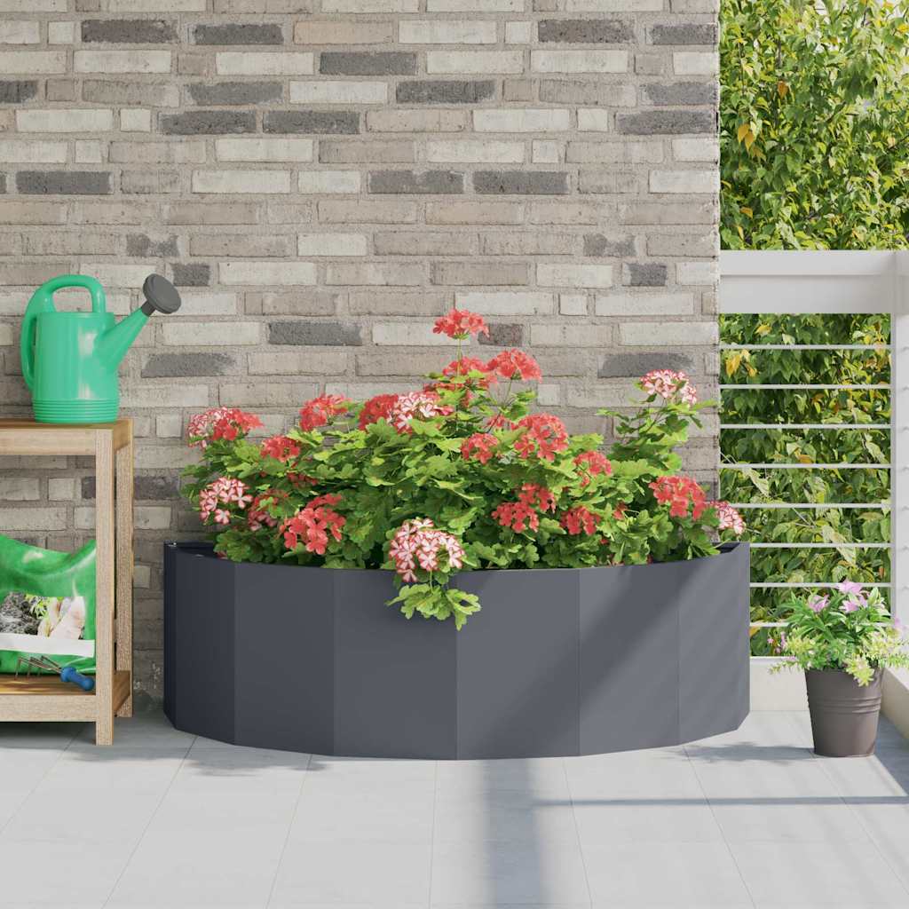 Planter Anthracite 120 x 60 x 35 cm Steel