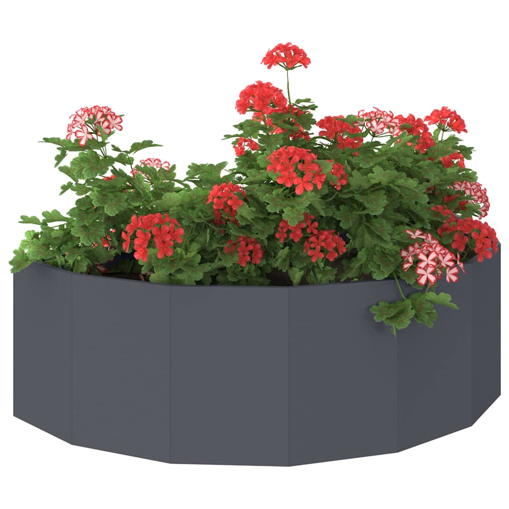 Planter Anthracite 120 x 60 x 35 cm Steel