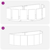 Planter Olive Green 120 x 60 x 35 cm Steel