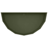 Planter Olive Green 120 x 60 x 35 cm Steel