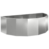 Planter Silver 120 x 60 x 35 cm Galvanised Steel