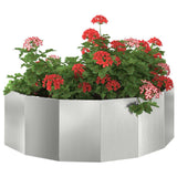 Planter Silver 120 x 60 x 35 cm Galvanised Steel