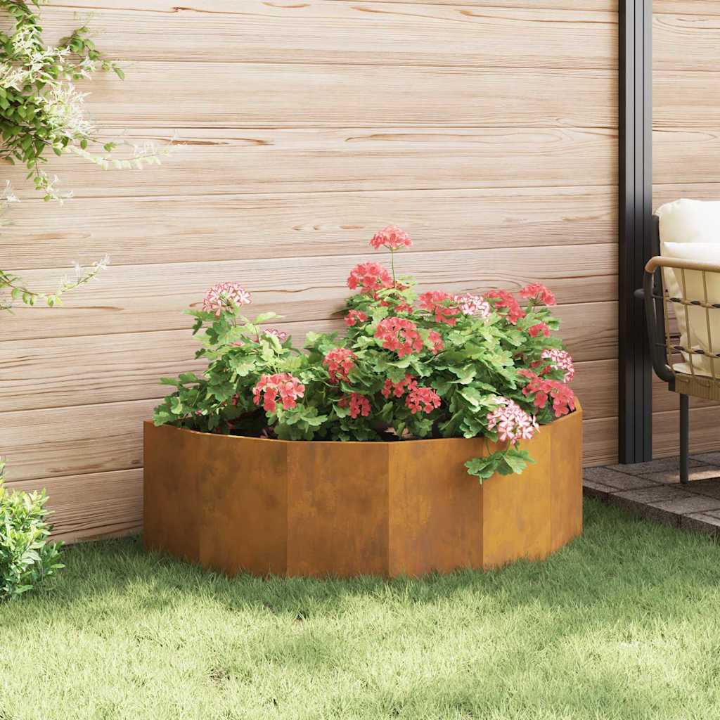 Planter Rusty 120 x 60 x 35 cm Weathering Steel