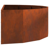 Planter Rusty 120 x 60 x 35 cm Weathering Steel