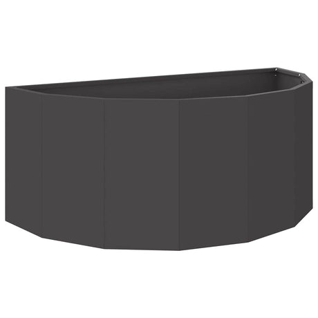 Planter Black 90 x 45 x 35 cm Steel