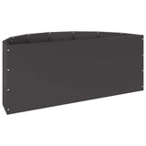 Planter Black 90 x 45 x 35 cm Steel