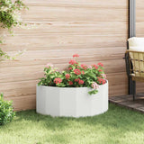 Planter White 90 x 45 x 35 cm Steel