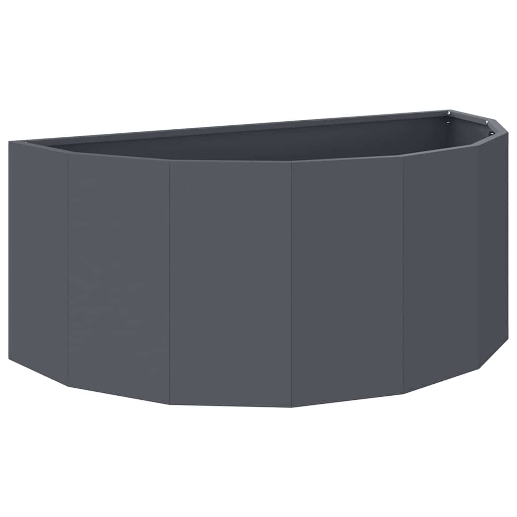 Planter Anthracite 90 x 45 x 35 cm Steel