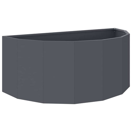 Planter Anthracite 90 x 45 x 35 cm Steel