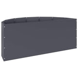 Planter Anthracite 90 x 45 x 35 cm Steel