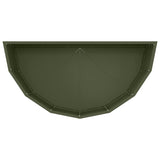 Planter Olive Green 90 x 45 x 35 cm Steel