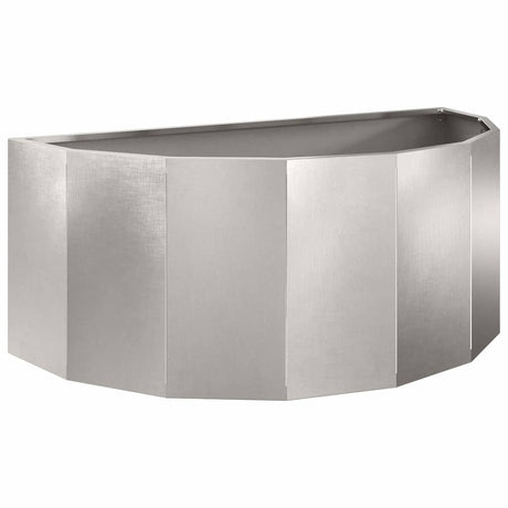 Planter Silver 90 x 45 x 35 cm Stainless Steel