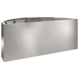 Planter Silver 90 x 45 x 35 cm Stainless Steel