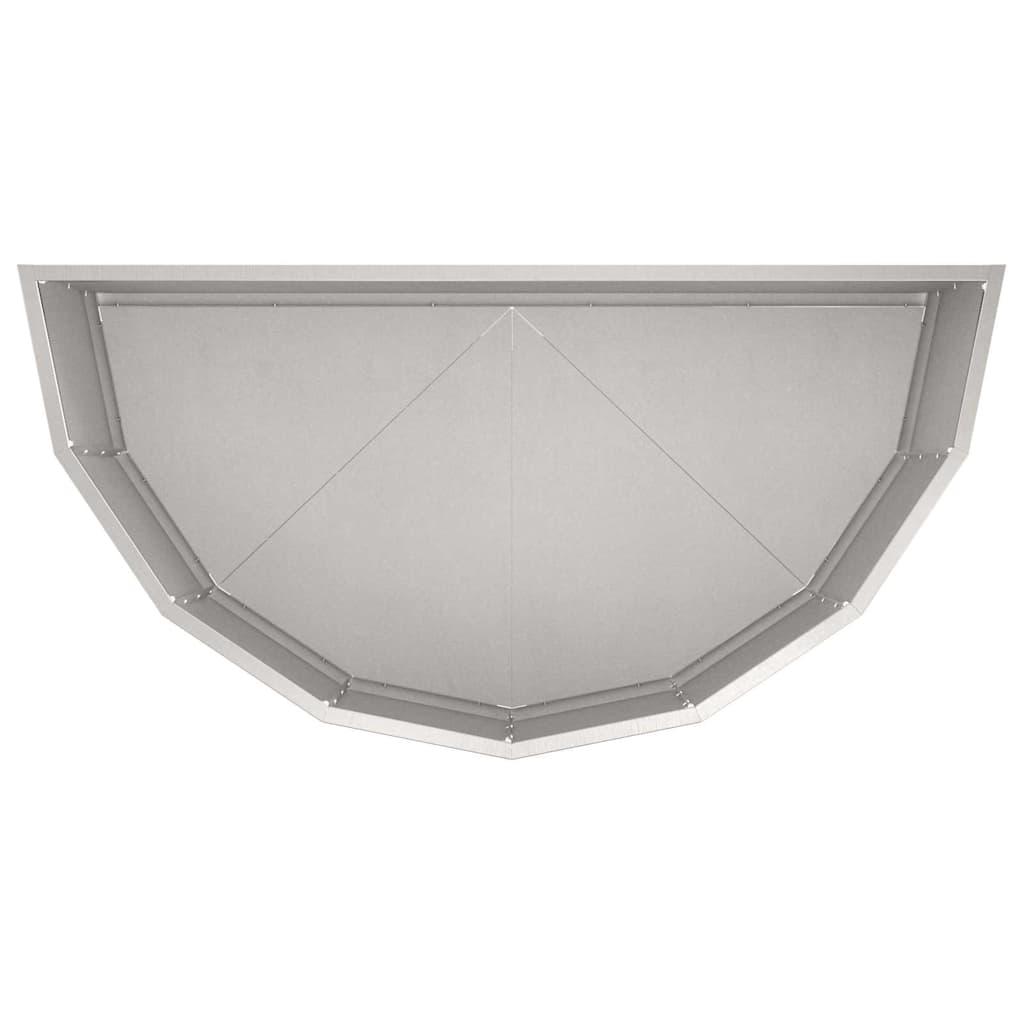 Planter Silver 90 x 45 x 35 cm Stainless Steel