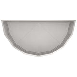 Planter Silver 90 x 45 x 35 cm Stainless Steel