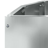 Planter Silver 90 x 45 x 35 cm Galvanised Steel