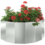 Planter Silver 90 x 45 x 35 cm Galvanised Steel
