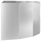 Planter Silver 90 x 45 x 35 cm Galvanised Steel