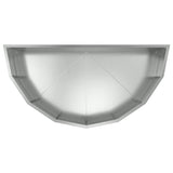 Planter Silver 90 x 45 x 35 cm Galvanised Steel