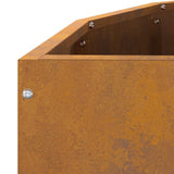 Planter Rusty 90 x 45 x 35 cm Weathering Steel