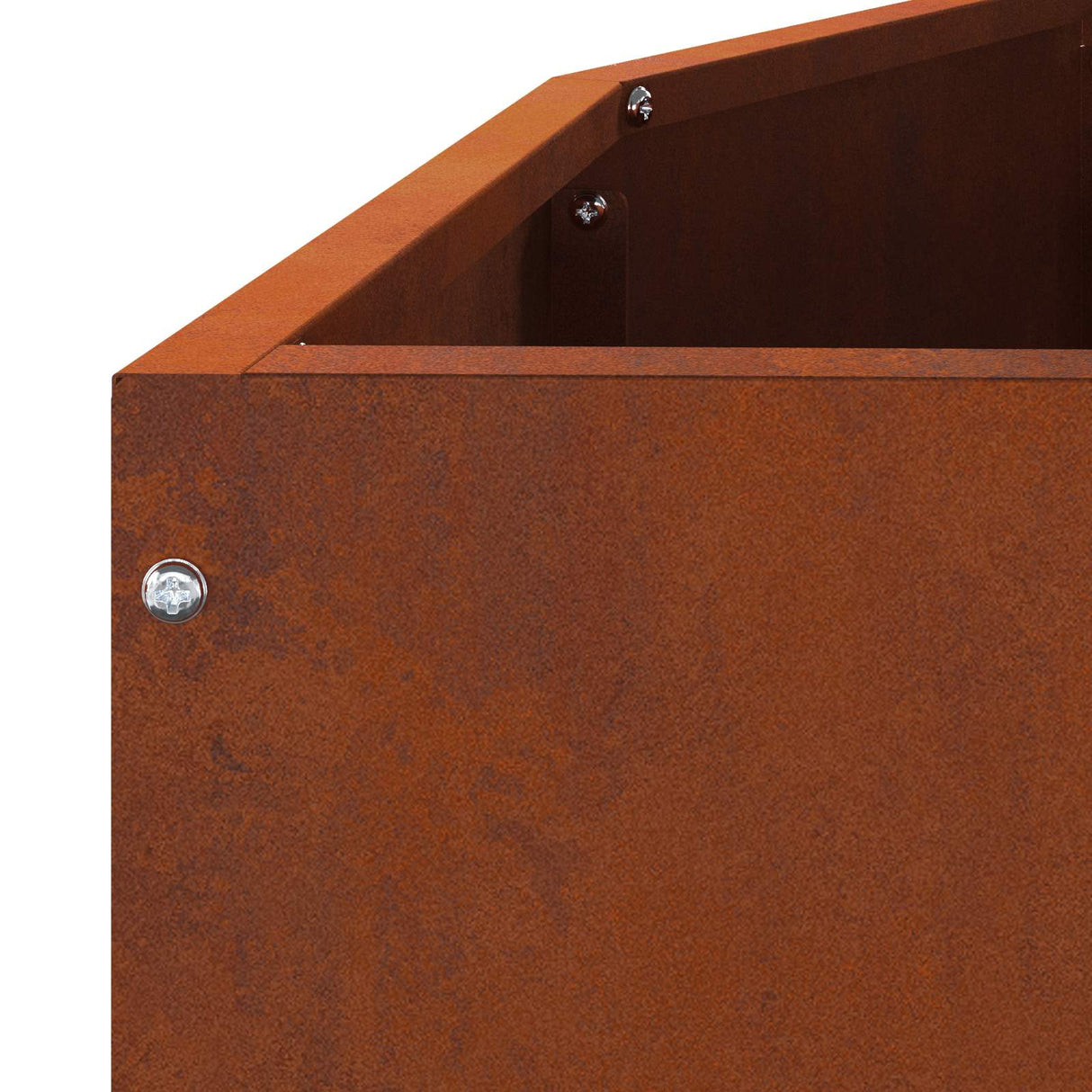 Planter Rusty 90 x 45 x 35 cm Weathering Steel