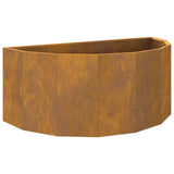 Planter Rusty 90 x 45 x 35 cm Weathering Steel