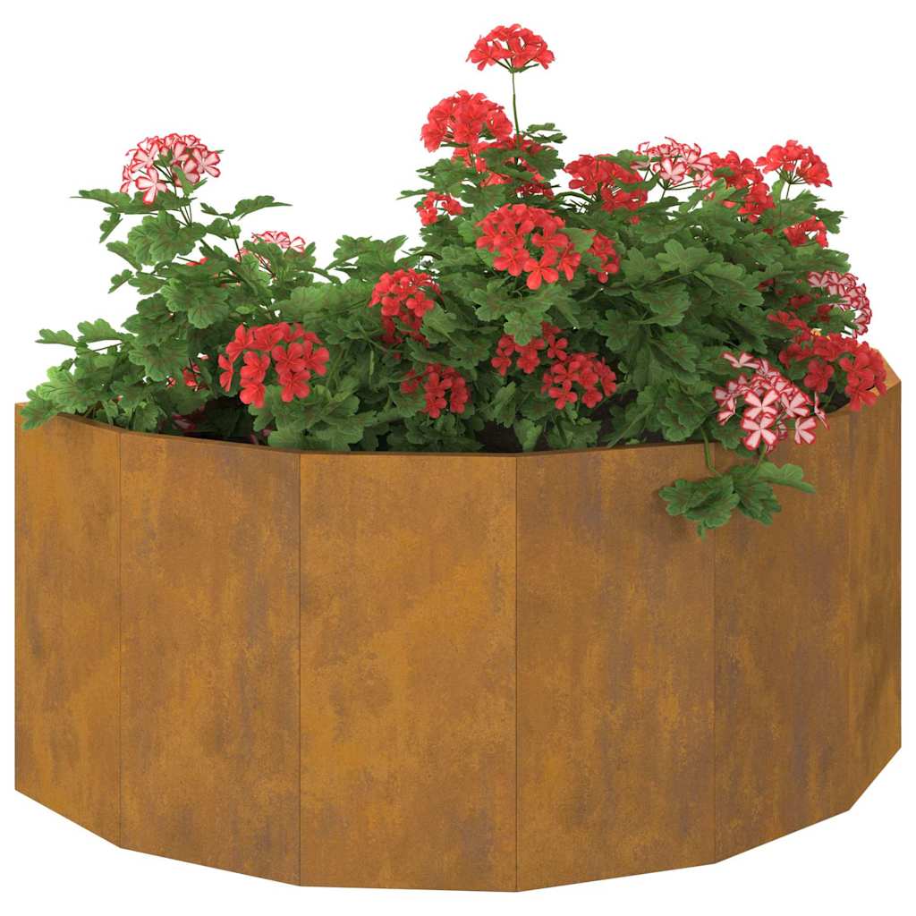 Planter Rusty 90 x 45 x 35 cm Weathering Steel