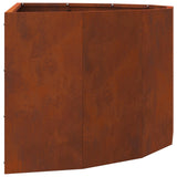 Planter Rusty 90 x 45 x 35 cm Weathering Steel