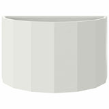 Planter White 60 x 30 x 35 cm Steel