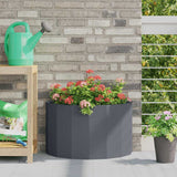 Planter Anthracite 60 x 30 x 35 cm Steel