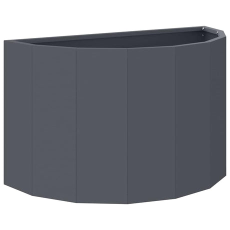Planter Anthracite 60 x 30 x 35 cm Steel