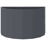 Planter Anthracite 60 x 30 x 35 cm Steel