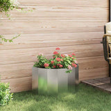 Planter Silver 60 x 30 x 35 cm Stainless Steel