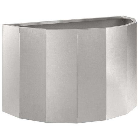 Planter Silver 60 x 30 x 35 cm Stainless Steel