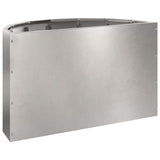 Planter Silver 60 x 30 x 35 cm Stainless Steel