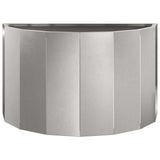 Planter Silver 60 x 30 x 35 cm Stainless Steel