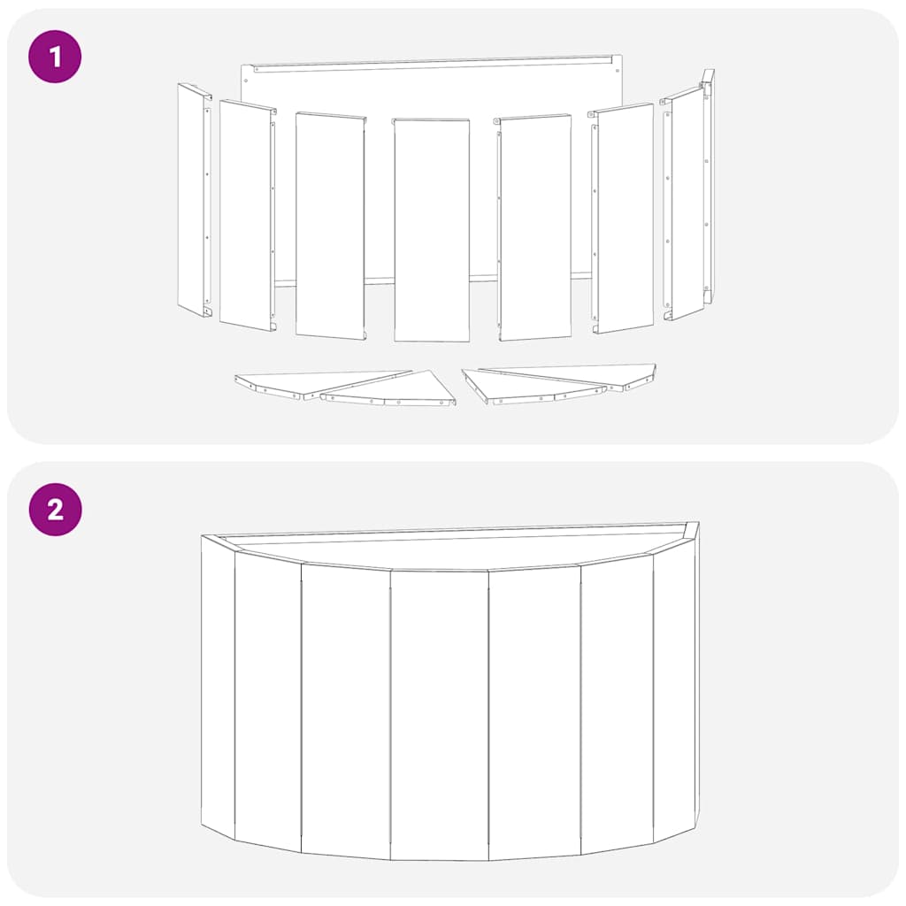 Planter Silver 60 x 30 x 35 cm Galvanised Steel
