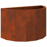 Planter Rusty 60 x 30 x 35 cm Weathering Steel