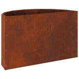 Planter Rusty 60 x 30 x 35 cm Weathering Steel