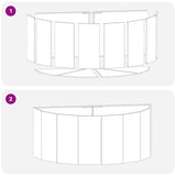 Planter White 120 x 60 x 50 cm Steel