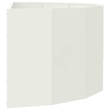 Planter White 120 x 60 x 50 cm Steel