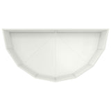 Planter White 120 x 60 x 50 cm Steel