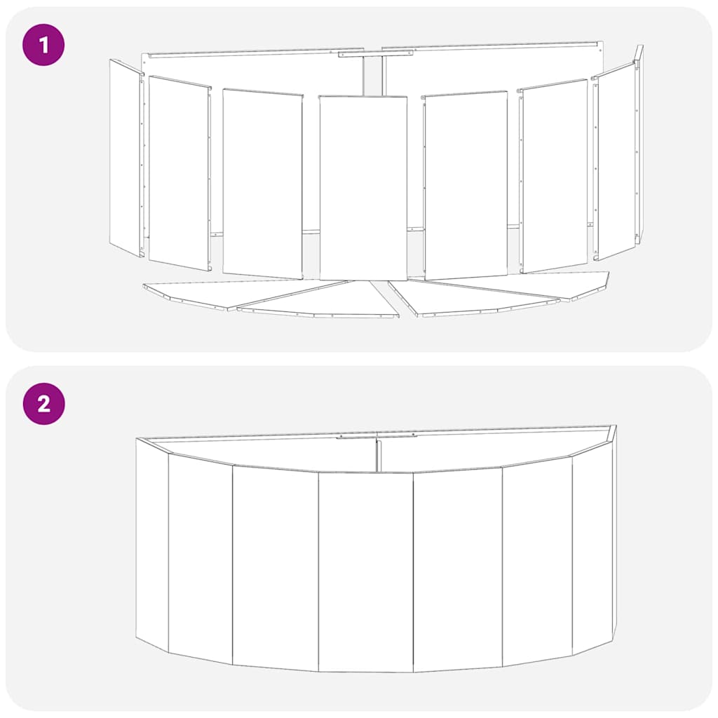 Planter Anthracite 120 x 60 x 50 cm Steel