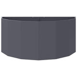 Planter Anthracite 120 x 60 x 50 cm Steel