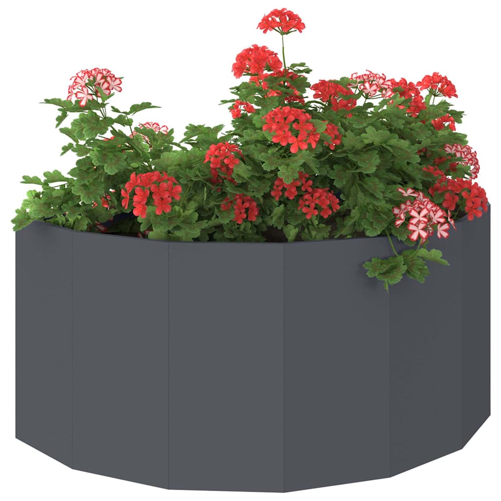 Planter Anthracite 120 x 60 x 50 cm Steel