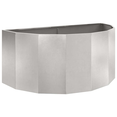 Planter Silver 120 x 60 x 50 cm Stainless Steel